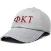 image:imageDALIX Phi Kappa Tau Greek Letters Ball Cap Embroidered HatGray