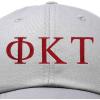 image:imageDALIX Phi Kappa Tau Greek Letters Ball Cap Embroidered HatGray