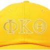 image:imageDALIX Phi Kappa Theta Greek Letters Ball Cap Embroidered HatGold