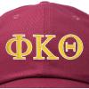 image:imageDALIX Phi Kappa Theta Greek Letters Ball Cap Embroidered HatMaroon
