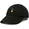 image:imageDALIX Pineapple Embroidered Cap Cotton Baseball Summer Cool Dad Hat MensBlack