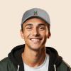image:imageDALIX Pineapple Embroidered Cap Cotton Baseball Summer Cool Dad Hat MensGray