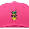 image:imageDALIX Pineapple Embroidered Cap Cotton Baseball Summer Cool Dad Hat MensHot Pink