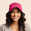 image:imageDALIX Pineapple Embroidered Cap Cotton Baseball Summer Cool Dad Hat MensHot Pink