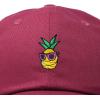 image:imageDALIX Pineapple Embroidered Cap Cotton Baseball Summer Cool Dad Hat MensMaroon