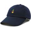 image:imageDALIX Pineapple Embroidered Cap Cotton Baseball Summer Cool Dad Hat MensNavy Blue