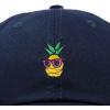 image:imageDALIX Pineapple Embroidered Cap Cotton Baseball Summer Cool Dad Hat MensNavy Blue