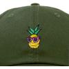 image:imageDALIX Pineapple Embroidered Cap Cotton Baseball Summer Cool Dad Hat MensOlive