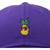 image:imageDALIX Pineapple Embroidered Cap Cotton Baseball Summer Cool Dad Hat MensPurple