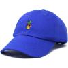 image:imageDALIX Pineapple Embroidered Cap Cotton Baseball Summer Cool Dad Hat MensRoyal Blue