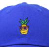 image:imageDALIX Pineapple Embroidered Cap Cotton Baseball Summer Cool Dad Hat MensRoyal Blue