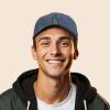 image:imageDALIX Pineapple Embroidered Cap Cotton Baseball Summer Cool Dad Hat MensWashed Navy Blue