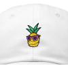 image:imageDALIX Pineapple Embroidered Cap Cotton Baseball Summer Cool Dad Hat MensWhite