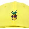 image:imageDALIX Pineapple Embroidered Cap Cotton Baseball Summer Cool Dad Hat MensYellow