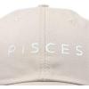 image:imageDALIX Pisces Dad Hat Embroidered Zodiac Astrology Cotton Baseball CapBeige