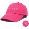 image:imageDALIX Pisces Dad Hat Embroidered Zodiac Astrology Cotton Baseball CapHot Pink