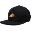 image:imageDALIX Pizza Slice Embroidered Snapback Flat Billed HatBlack