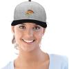 image:imageDALIX Pizza Slice Embroidered Snapback Flat Billed HatBlack Light Gray