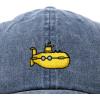 image:imageDALIX Submarine Cotton Dad Hat Adjustable Soft Baseball Cap MensWashed Navy Blue