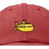 image:imageDALIX Submarine Cotton Dad Hat Adjustable Soft Baseball Cap MensWashed Red