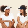 image:imageDALIX Visor Hat Adjustable Cotton Men Women ClassicWhite