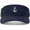 image:imageDALIX Anchor Embroidered Hat Adjustable Cotton Men Women ClassicNavy Blue