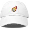 image:imageDALIX Embroidered Comet Baseball Cap Cotton Dad Hat MenWhite