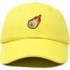 image:imageDALIX Embroidered Comet Baseball Cap Cotton Dad Hat MenYellow