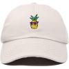 image:imageDALIX Pineapple Embroidered Cap Cotton Baseball Summer Cool Dad Hat MensBeige