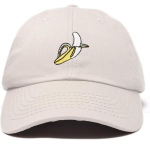 image:imageDALIX Banana Hat Novelty Peel Baseball Dad Cap Gifts for Men WomenBeige