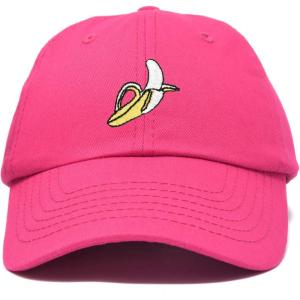 image:imageDALIX Banana Hat Novelty Peel Baseball Dad Cap Gifts for Men WomenHot Pink