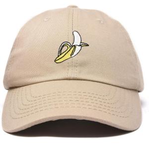image:imageDALIX Banana Hat Novelty Peel Baseball Dad Cap Gifts for Men WomenKhaki