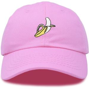 image:imageDALIX Banana Hat Novelty Peel Baseball Dad Cap Gifts for Men WomenLight Pink