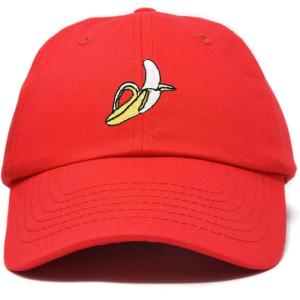 image:imageDALIX Banana Hat Novelty Peel Baseball Dad Cap Gifts for Men WomenRed