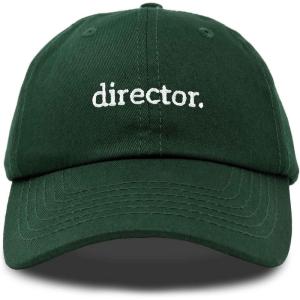 image:imageDALIX Director Embroidered Cotton Baseball Cap Adjustable Dad Hat MensDark Green