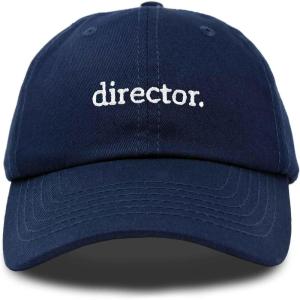 image:imageDALIX Director Embroidered Cotton Baseball Cap Adjustable Dad Hat MensNavy Blue