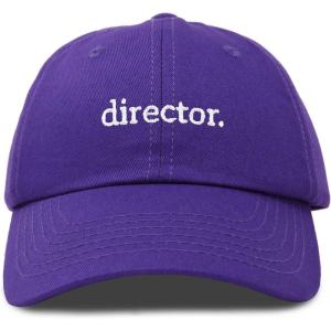 image:imageDALIX Director Embroidered Cotton Baseball Cap Adjustable Dad Hat MensPurple
