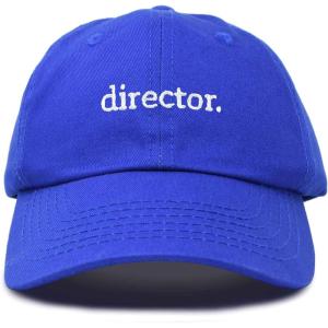 image:imageDALIX Director Embroidered Cotton Baseball Cap Adjustable Dad Hat MensRoyal Blue