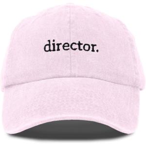 image:imageDALIX Director Embroidered Cotton Baseball Cap Adjustable Dad Hat MensWashed Pink