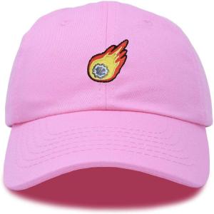 image:imageDALIX Embroidered Comet Baseball Cap Cotton Dad Hat MenLight Pink