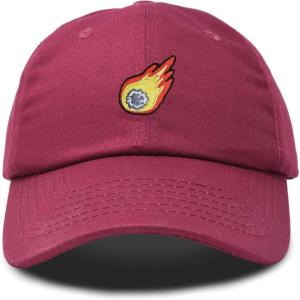image:imageDALIX Embroidered Comet Baseball Cap Cotton Dad Hat MenMaroon