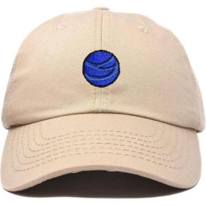 image:imageDALIX Embroidered Neptune Baseball Cap Cotton Dad Hat MenKhaki