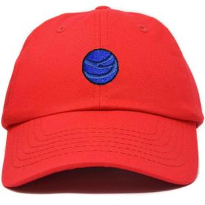 image:imageDALIX Embroidered Neptune Baseball Cap Cotton Dad Hat MenRed