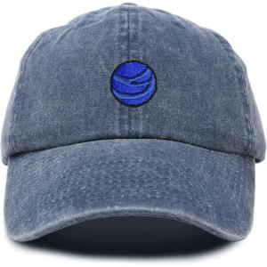 image:imageDALIX Embroidered Neptune Baseball Cap Cotton Dad Hat MenWashed Navy Blue