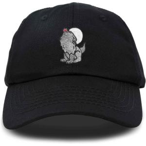 image:imageDALIX Howling Wolf Embroidered Baseball Dad CapBlack