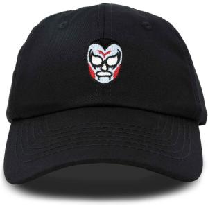image:imageDALIX Lucha Libre Luchador Ball Cap Embroidered HatBlack