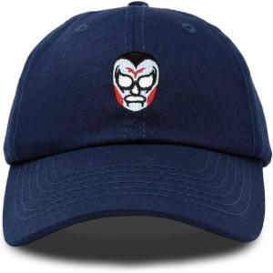 image:imageDALIX Lucha Libre Luchador Ball Cap Embroidered HatNavy Blue