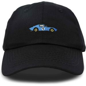 image:imageDALIX Muscle Car Embroidered Cap Cotton Baseball Summer Cool Dad Hat MensBlack
