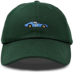 image:imageDALIX Muscle Car Embroidered Cap Cotton Baseball Summer Cool Dad Hat MensDark Green