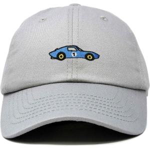 image:imageDALIX Muscle Car Embroidered Cap Cotton Baseball Summer Cool Dad Hat MensGray